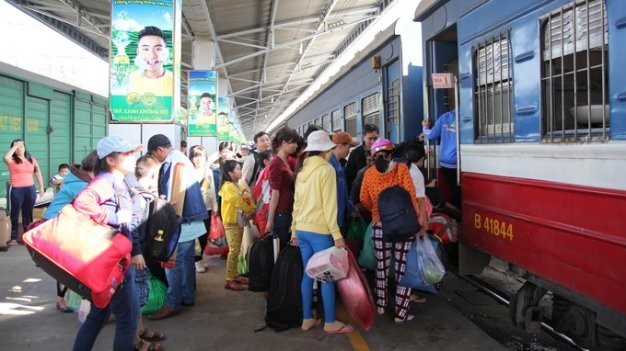 為滿足市民對2018年國慶節期間出行的需求，西貢鐵路運輸股份公司自本月31日至9月3日將增加30班列車。（示意圖源：互聯網）