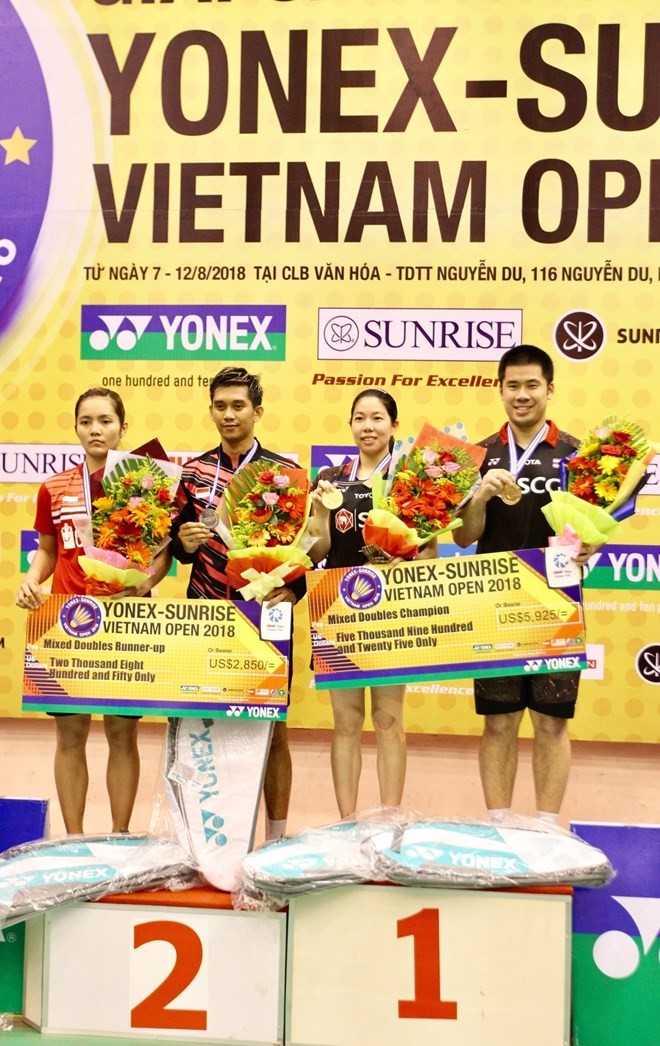 男女混合賽項，泰國運動員奪得金牌。