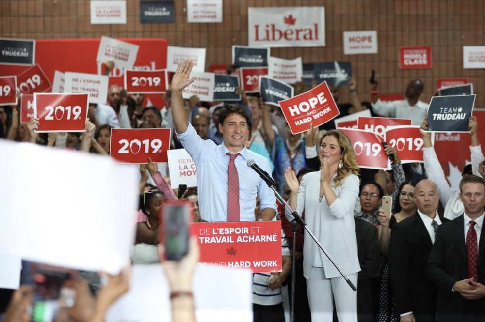加拿大總理特魯多（Justin Trudeau）宣佈參加2019年全國大選，爭取連任。（圖源：特魯多推特）