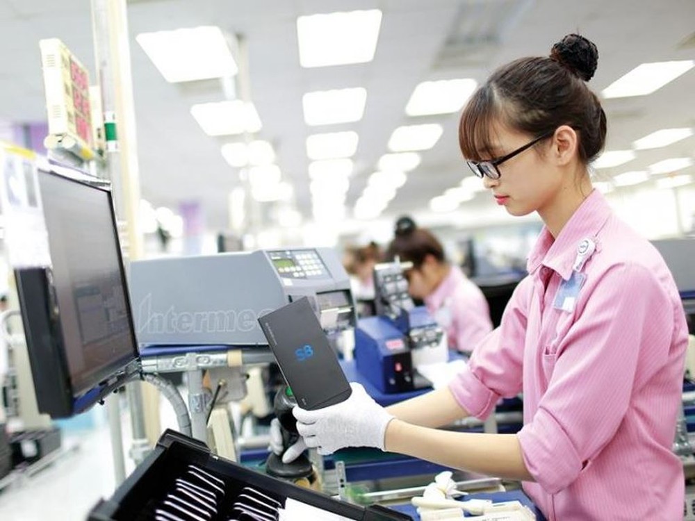 韓國在越南投資的手機生產廠。