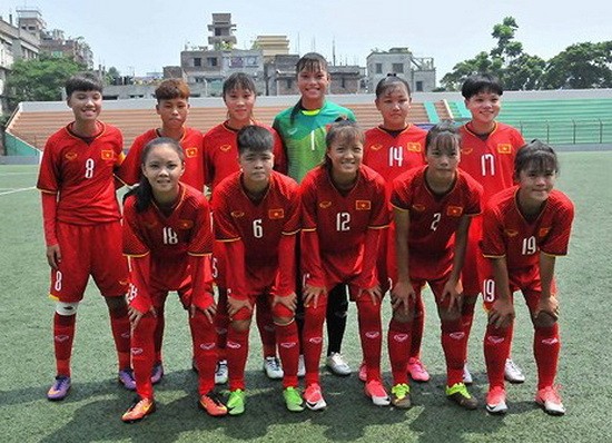 越南U16女子隊。