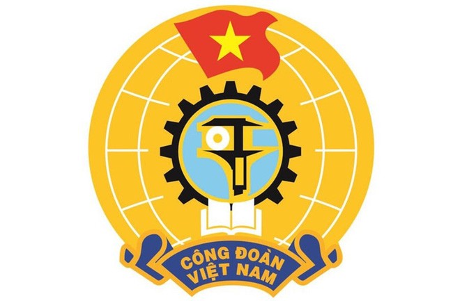第十二次越南工會大會於今(24)日上午在首都河內國家會議中心開幕。圖為越南工會會徽。（圖源：互聯網）