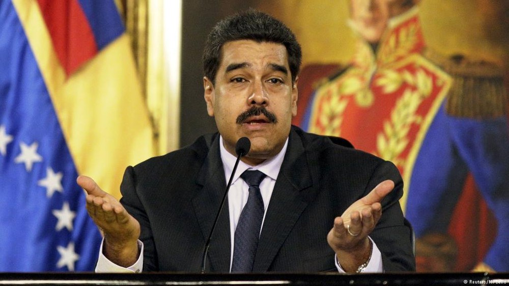 委內瑞拉總統馬杜羅 25日發表電視講話，指出美國對委追加製裁“非法且無用”。（圖源：路透社）