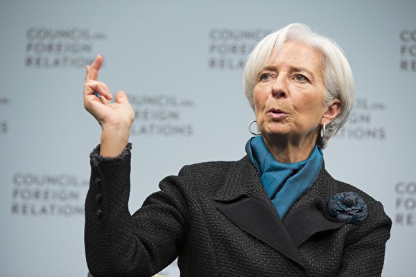 國際貨幣基金組織(IMF)總裁克里斯蒂娜‧拉加德 (Christine Lagarde)。（圖源：AFP）