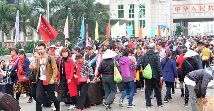 “黃金週”內廣寧省接待逾３萬中國遊客。（圖源：黃明）