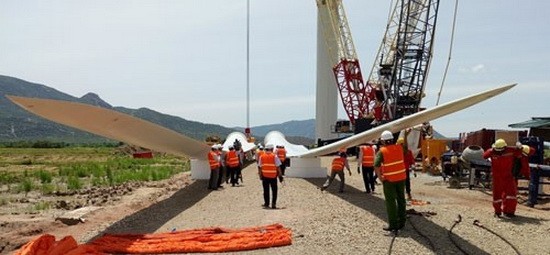 奈潭風電項目確保施工進度，並完成一期階段。