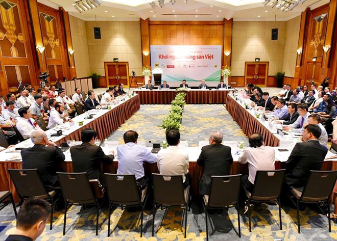 “越南農產品開源”第三次國家農民論壇現場。（圖源：寶林）
