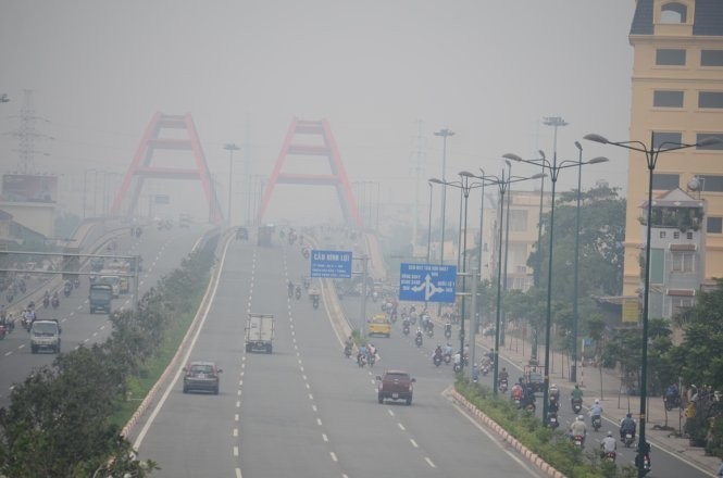 本市的空氣品質指數(AQI)在一天內，近27%時間超過100份額，屬重度及以上污染級別。（圖源：互聯網）
