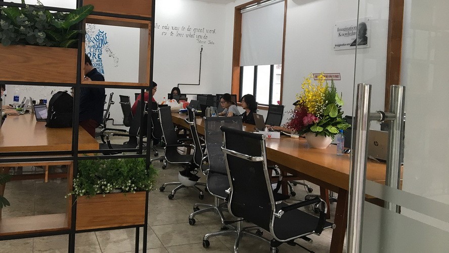 Saigon Innovation HUB的共同工作空間。