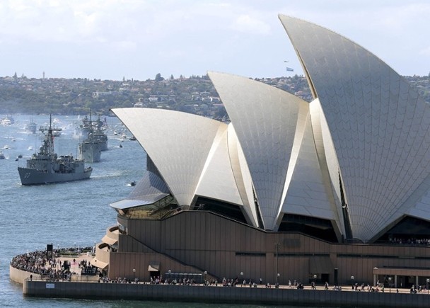 研究指悉尼面對海嘯的危機增加。圖為悉尼港一瞥。（圖源：AP）