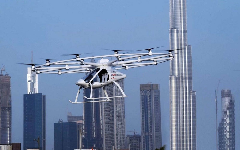 無人駕駛空中出租車明年在新加坡試飛。（圖源：互聯網）
