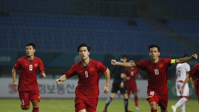 越南男足選手隊。