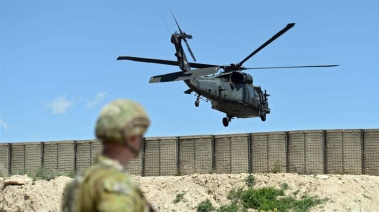 阿富汗軍用直升機墜毀致 25 人死亡。（示意圖源：互聯網）