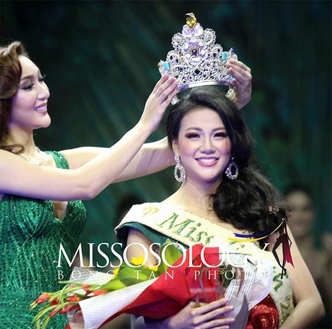 越南小姐阮芳慶奪得地球小姐選美大賽冠軍。（圖源：互聯網）