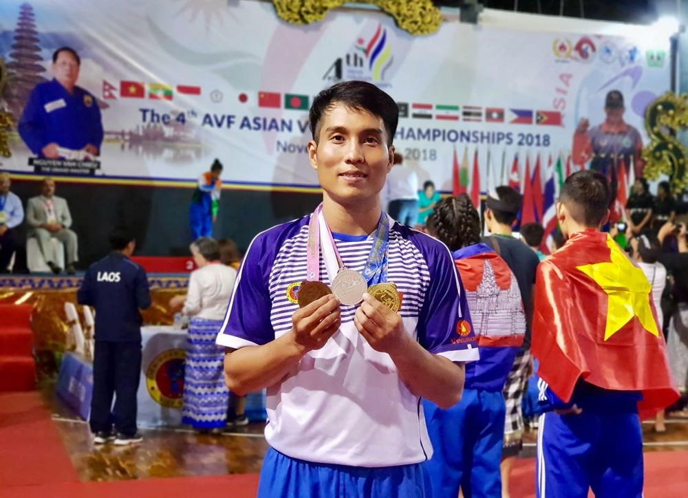 華人運動員林東旺獲得３枚獎牌。