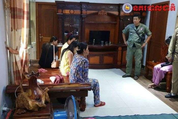 柬埔寨金邊警方10日向媒體表示，當地一個非法代孕集團告破，警方逮捕了15名男女，包括11名代理孕婦。（圖源：互聯網）