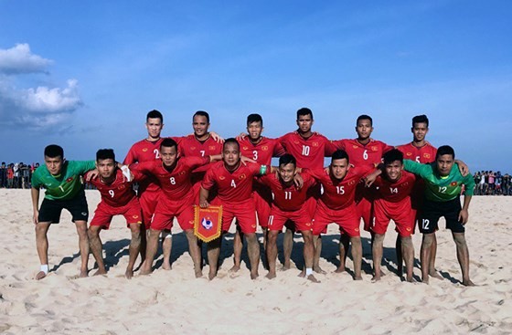 越南沙灘足球隊。（圖源：互聯網）