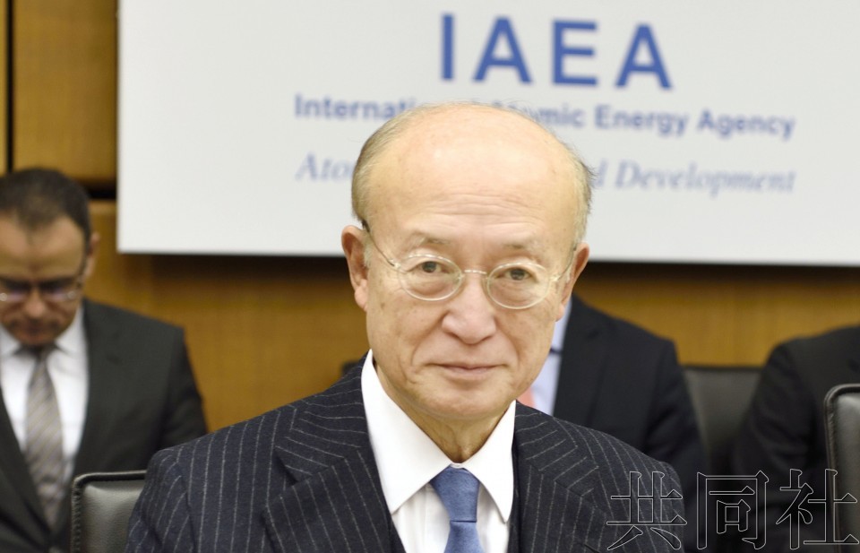 國際原子能機構(IAEA)總幹事天野之彌。（圖源：共同社）