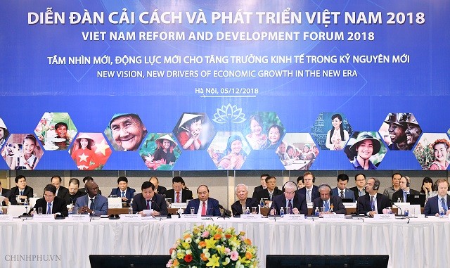 越南改革與發展論壇現場一瞥。（圖源：光孝）