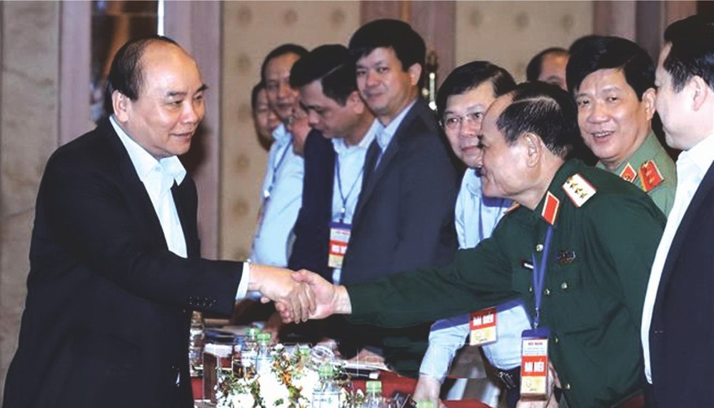 阮春福總理與各代表交流。（圖源：互聯網）