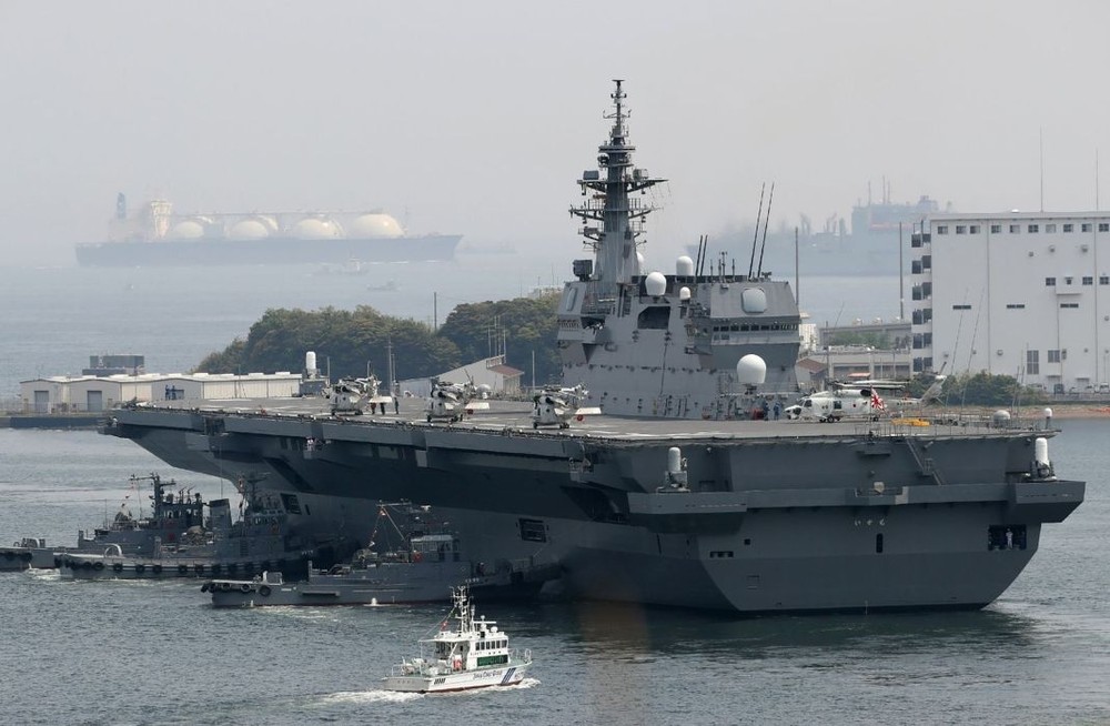 日本“出雲號”護衛艦。（圖源：互聯網）