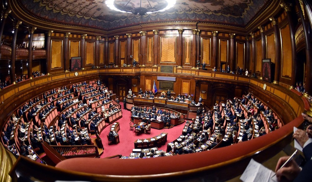意大利國家參議院。（圖源：AFP）