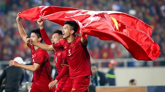 越南足球隊名列世界第九十九位。（圖源：互聯網）