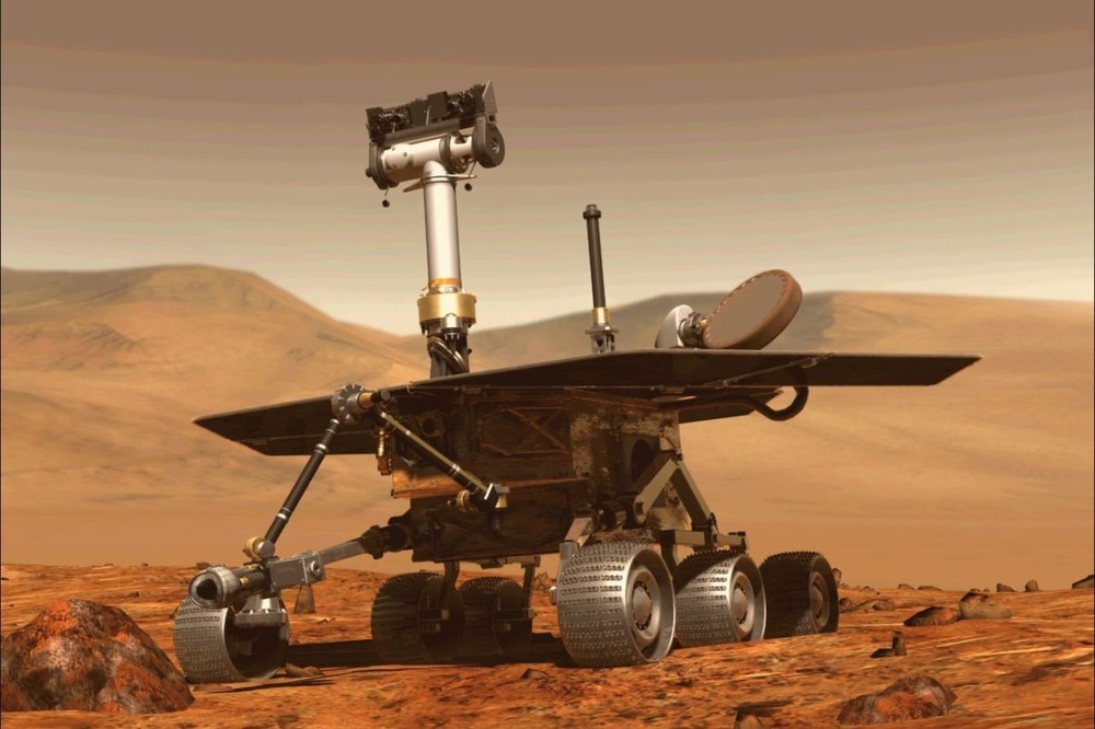 在超期效力了15年、失聯約8個月後，NASA正式宣佈「機遇號」火星探測車任務結束。（圖源：NASA）