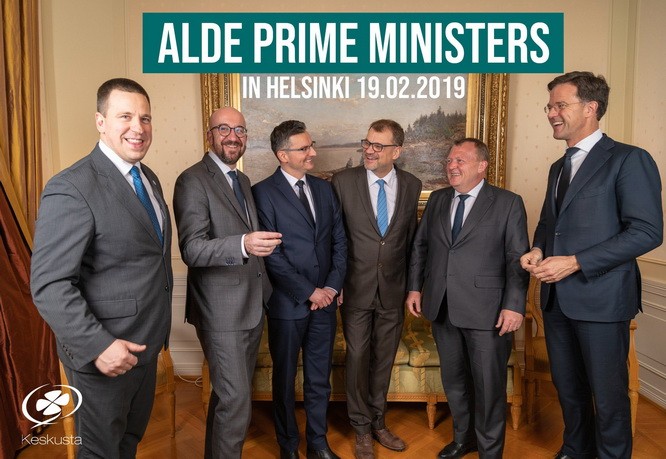 歐洲６國政府首腦19日在芬蘭首都赫爾辛基舉行會晤，呼籲在全球問題上促進多邊主義。（圖源：Keskusta）