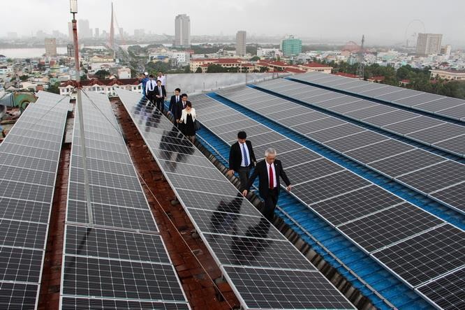 越南電力集團：屋頂太陽能發電未達 400 萬度電。（示意圖源：互聯網）