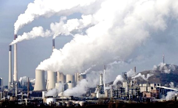 工業生產活動所排放的廢氣是導致全球變暖的主因之一。