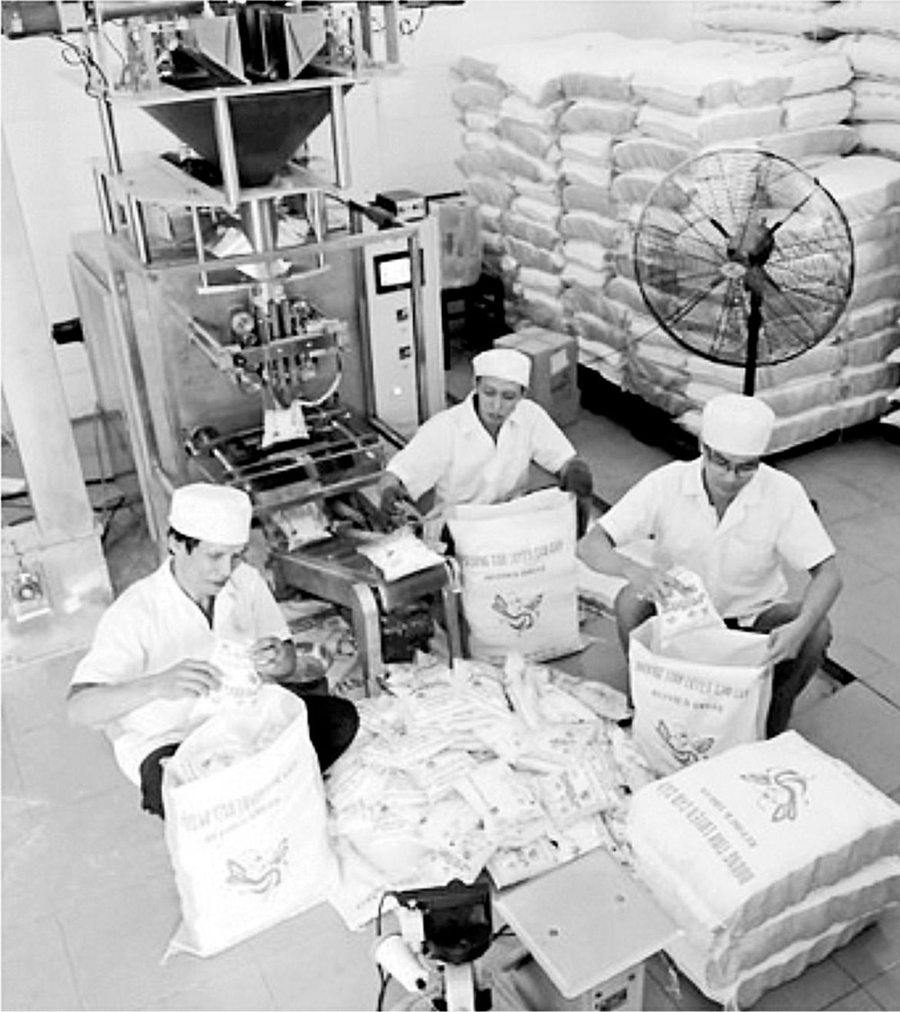西貢食品技術股份公司食糖生產線。