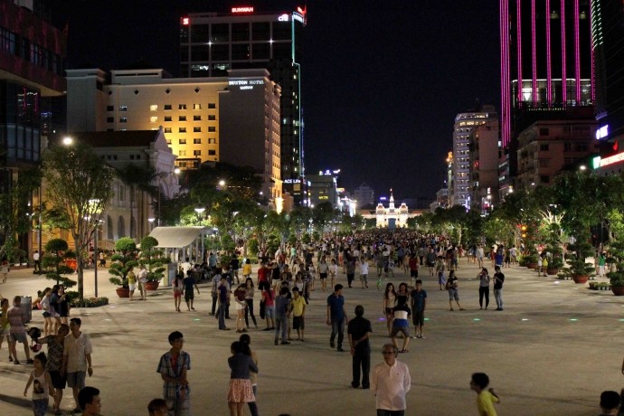 阮惠步行街一瞥。（圖源：互聯網）