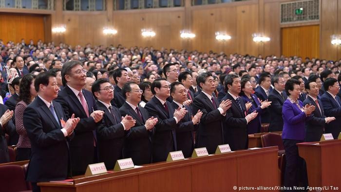 中國第十三屆全國人民代表大會第二次會議表決通過《外商投資法》。（圖源：新華社）