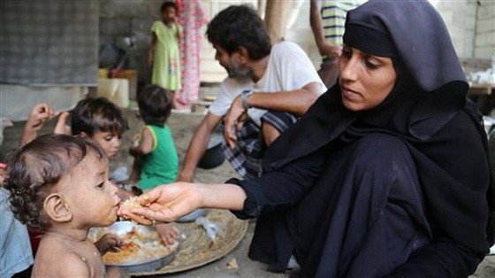 全球去年1.13億人因戰亂和氣候災難遭遇「嚴重飢餓」。（圖源：推特）