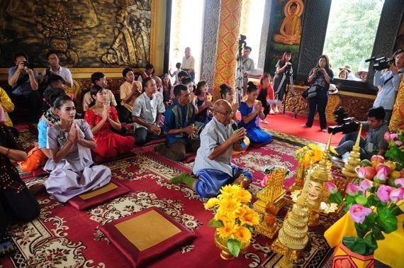 高棉族同胞迎接傳統新年（Chol Chnam Thmay）到來。（圖源：世陽）