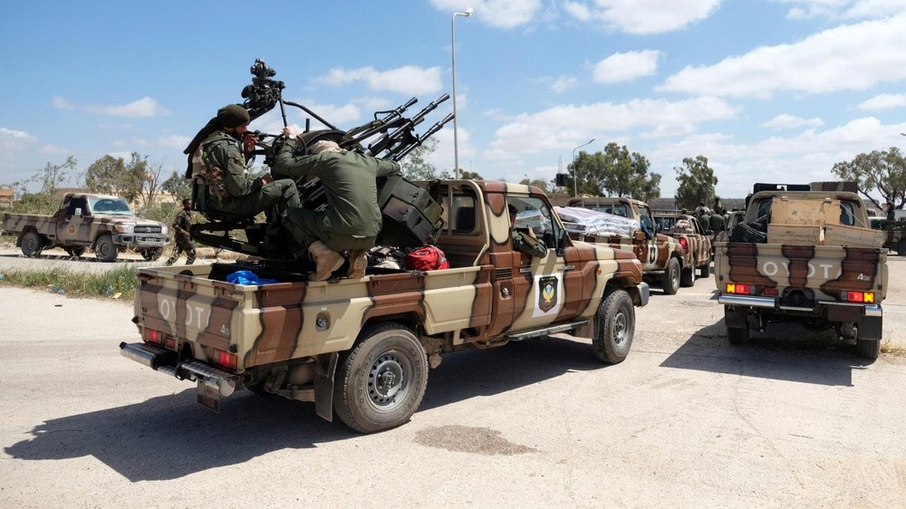 利比亞局勢升溫，聯合國籲停火兩小時。圖為哈夫塔帶領的利比亞“國民軍”。（圖源：互聯網）