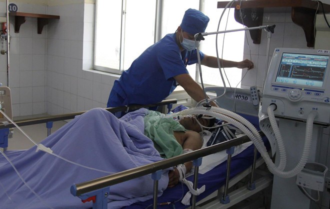 傷者阿謙及時獲送醫院急救，當前還在重症監護室接受治療看護中。（圖源：西源）