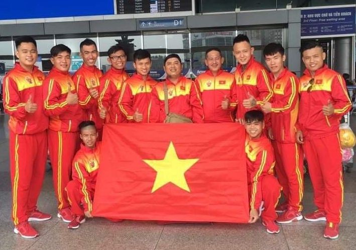 豪勇堂代表越南赴台灣參加比賽。