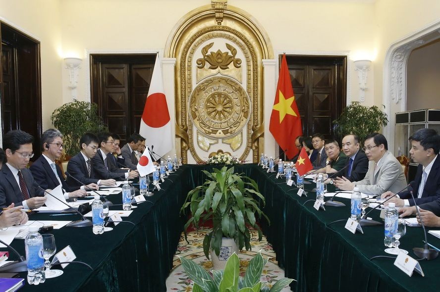 第七次越-日戰略合作夥伴對話會議現場。（圖源：外交部）