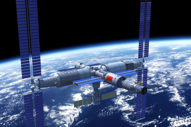 印度空間研究組織(ISRO)宣佈系列航天計劃，包括將從2022年開始著手建設該國首個空間站。（示意圖源：互聯網）