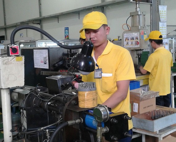 由越南製造的機器產品須不斷提升科技含量才能在國內外市場 進行競爭。