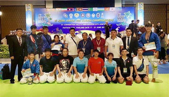 越南參加克拉術亞洲青年錦標賽。（圖源：互聯網）