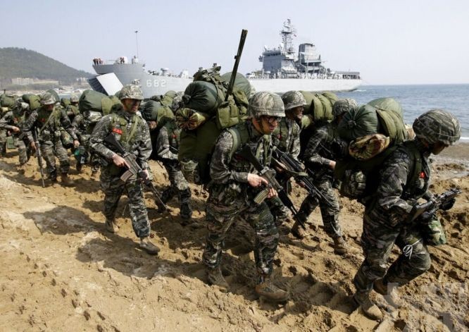 韓美下月初將舉行為期約3周的聯合軍演。（示意圖源：互聯網）