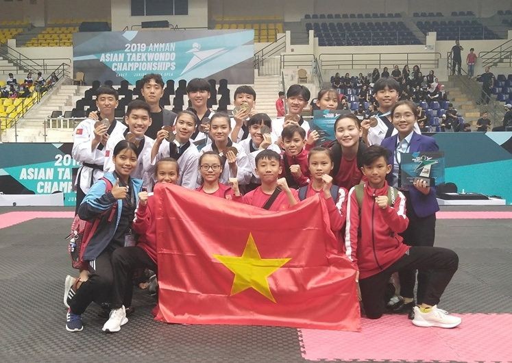 越南跆拳道少年團。（圖源：互聯網）