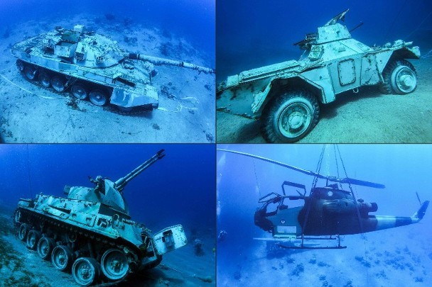 海底軍事博物館是亞喀巴新增的旅遊景點。（圖源：互聯網）