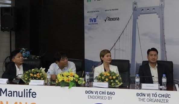峴港國際馬拉松組委會在新聞發佈會上。