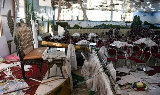 自殺式炸彈襲擊阿富汗喀布爾婚禮會場 63死180傷。（圖源：AFP）