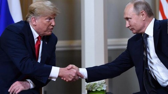 特朗普與普京。（圖源：CNN）