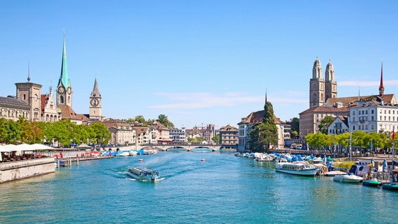 瑞士旅遊景點之一的蘇黎世湖。（圖源：互聯網）
